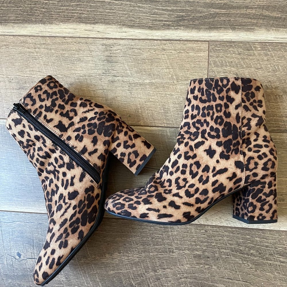 Leopard Booties